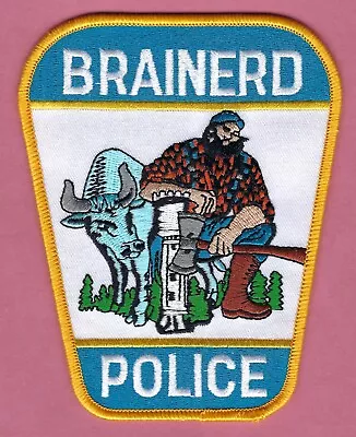 Brainerd Minnesota Police Shoulder Patch • $8