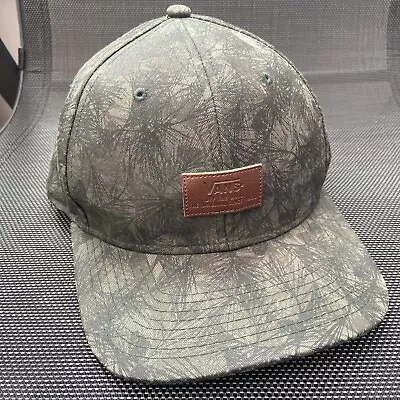 Vans Green Camo Baseball Cap UK Men's One Size Adjustable • £14.99