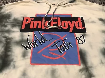 Pink Floyd 1987 Tie Die Momentary Lapse World Tour Hoodie Sweatshirt Size 3xl • $29.99