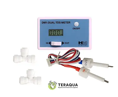 High Quality HM Digital DM-1 In-line Dual RO TDS Monitor Tester Meter • £36.95