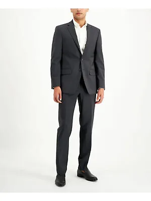 Calvin Klein Magee Infinite Men's Slim Fit Wool Blend Suit Coat Dk Grey-44S • $83.39