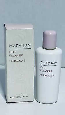 🔥 Mary Kay DEEP CLEANSER FORMULA 3 #1059 6.5 Oz DISCONTINUED  NEW In Box • $21.59