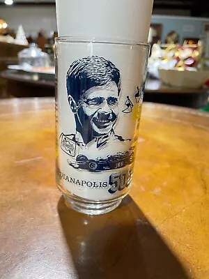 1973 INDY 500 Glass Tumbler Indianapolis 500 Winner Mark Donohue Sunoco Penske • $2.49