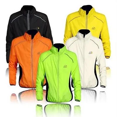 Reflective Men's Rain Jacket Waterproof Windbreaker Running Cycling Golf Gear  • $18.96