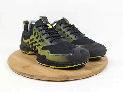 Ecco Biom Mens Running Shoes AEX Size US 9 Lime Green Black Low Tex Phorene • $54.90