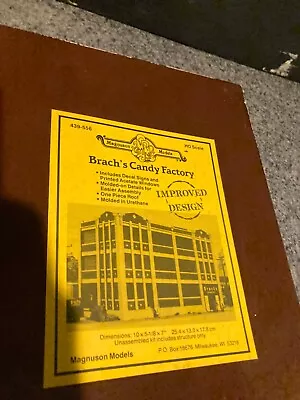 Magnuson Models NOS HO Scale Brach's Candy Factory Building Kit 439-556 • $64.99