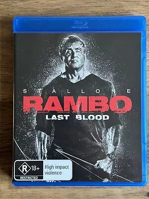 Rambo Last Blood Blu-ray - Rare Extended Version (AUS Import) (Region B UK) VG • £0.10