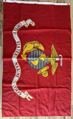 US Marine Corps USMC Flag 3 X 5 Ft Outdoor Double Sided Heavy Duty Polyester USA • $9.99