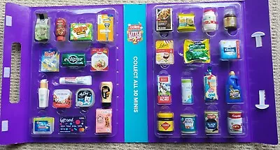 Coles Little Shop 2 Mini Collectables - COMPLETE FULL SET WITH COLLECTOR CASE • $85