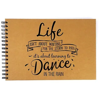 A3/A4/A5 Dance In The Rain Storm Scrapbook Card Pages Photo Album Memory • £7.99