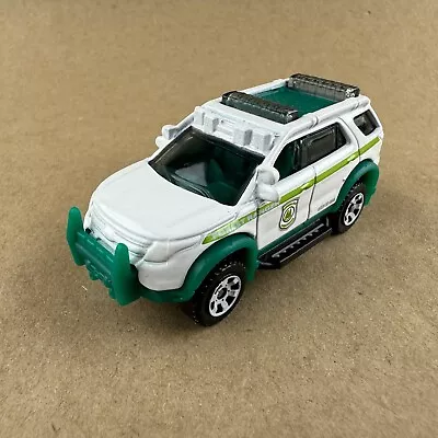 2022 Matchbox Ford Explorer White MBX Mountain II Forest Ranger 1:64 Car Loose • $1.99