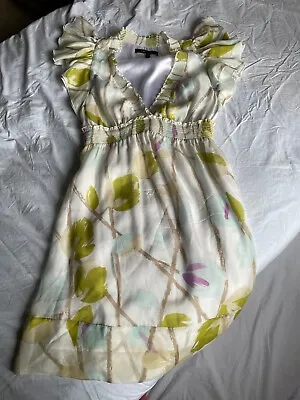 BCBG Vintage 100% Silk FLORAL Dress Size S • $22