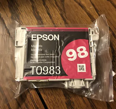 $9.99 • Buy Epson Magenta Ink Cartridge 98 T0983