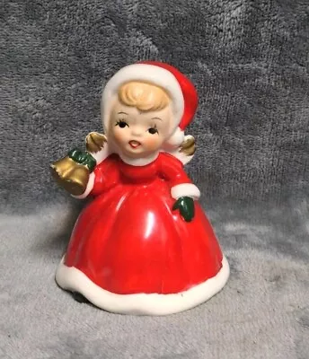 Vintage Christmas Angel Bell Figurine Wolin Japan • $24.99