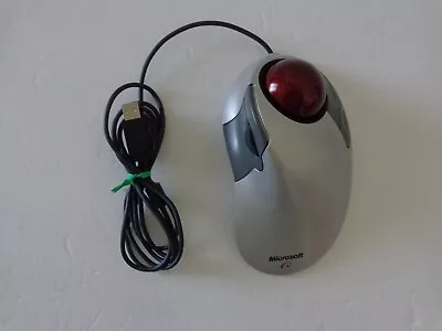 Microsoft Trackball Explorer Mouse D68-00007 • $149.99