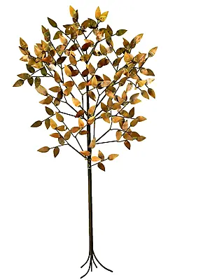 C. JERE Copper Signed TREE 56  TALL Leafed Wall Art Sculpture 1970's Mid Century • $1000