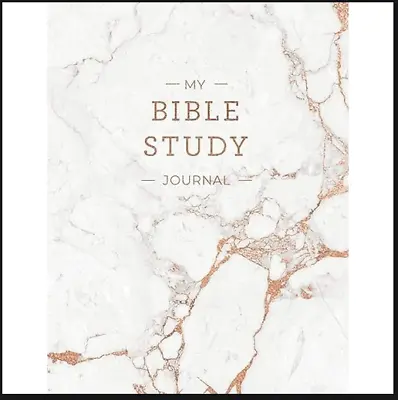 My Bible Study Journal Beautiful Rose Gold Marble Bible Study And Prayer Jour... • £11.39