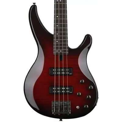 Yamaha TRBX604FMDRB Dark Red Burst 4 String Bass Guitar • $1074