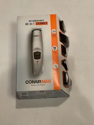 Conair ConairMan Rechargeable All In 1 Trimmer Beard Mustache Trimmer NEW In Box • $26.99