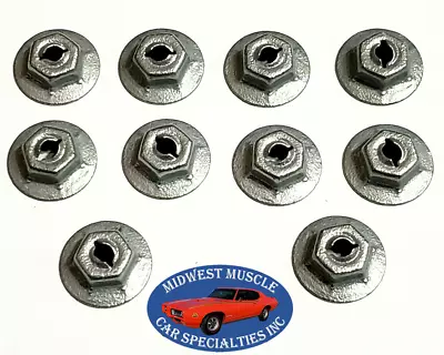 $9.16 • Buy Ford Lincoln Mercury Trim Molding Clip Emblem Pal Thread Cutting Speed Nut 10p E