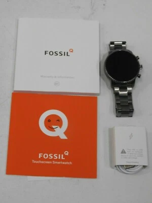 $199.99 • Buy Fossil Touchscreen Smartwatch DW6F1 Smoke Stainless Steel