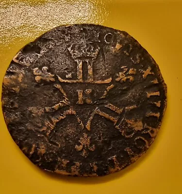 £6.99 • Buy Old Coin, France, Louis XIV, Six Deniers Dits « dardenne », 6 Deniers, 1712