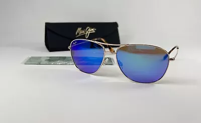 Maui Jim Cliff House MJ247-16 Gold Tortoise/Blue Hawaii Polarized Sunglasses • $119.95