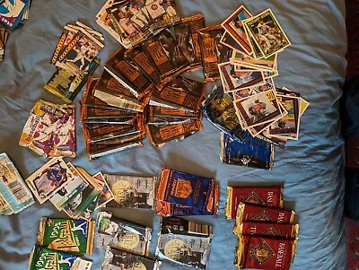 Baseball Card Lot!! Huge Collection. Vintage Into The 90s! Check Out Photos !! • $40