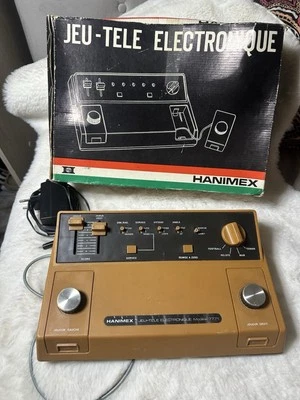 Console De Salon Hanimex HMG 7900 Avec Jeu Glouton – Rare – Vintage