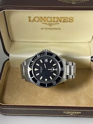 Longines Ref. 7463 5-Star Admiral 200m Automatic Divers Watch. Box + Link. 90's. • £2557.01