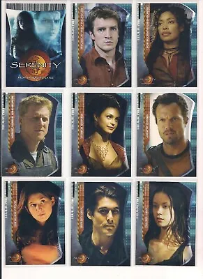 Serenity Movie Trading Cards 2005 / Pick / Choose From List / Firefly / Bx10 • $1.99