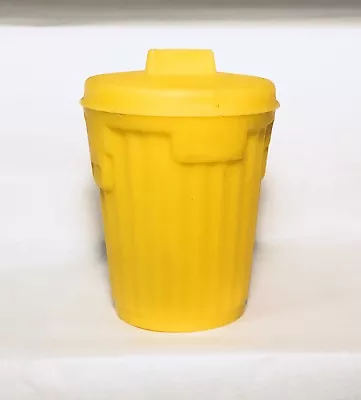 $12 • Buy Vintage 1976 Topps Yellow GARBAGE CANDY Trash Can Container Fleer SERIES 1 Gum