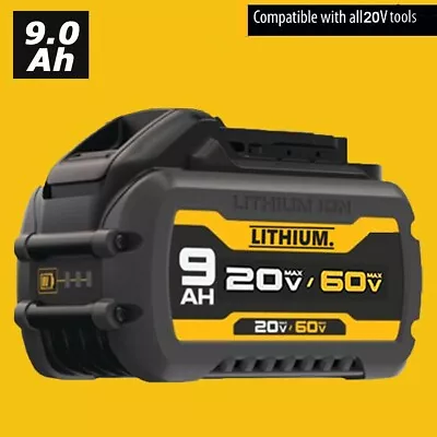 18V 54V 9.0Ah Li-ion Power Tool Slide Battery Replace For Dewalt  DCB547 DCB606 • £62.90