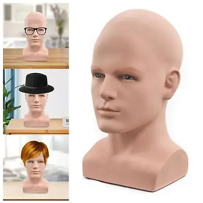 $47.58 • Buy  Adult Male Mannequin Head Head Bust Professional Display Stand Hat