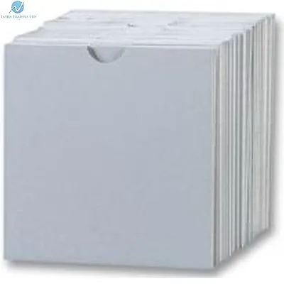 50 CD DVD Card Board Wallet / Sleeves With Thumb Cut White Blank NEW HQ AAA • £7.95