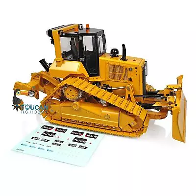 LESU 1/14 Aoue-DT60 Crawler Dozer Bulldozer Hydraulic RC Truck Model Pump Lights • $5960.78