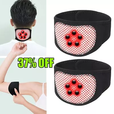 Magnetic Magnet Tourmaline Self-Heating Acupressure Shaping Arm Leg Neck Wrap UK • £3.05