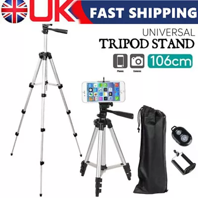 Universal Camera Phone Tripod Stand Telescopic Holder For IPhone Samsung Sony Uk • £7.59