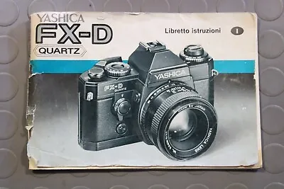 1979 Vintage Era YASHICA FX-D QUARTZ Camera Instruction Booklet • £19.02