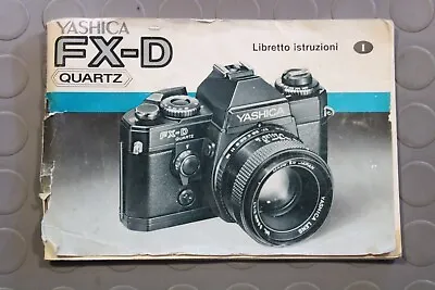 Instruction Booklet Machine Photography Yashica FX-D Quartz 1979 Classic Vintage • £32.20