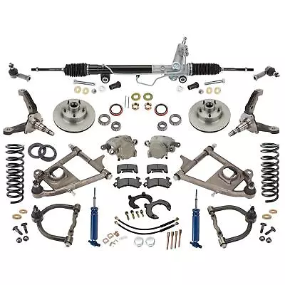 Mustang II IFS Front Suspension Tube Arms 600 Coilovers Manual Rack4-1/2 • $2108.99