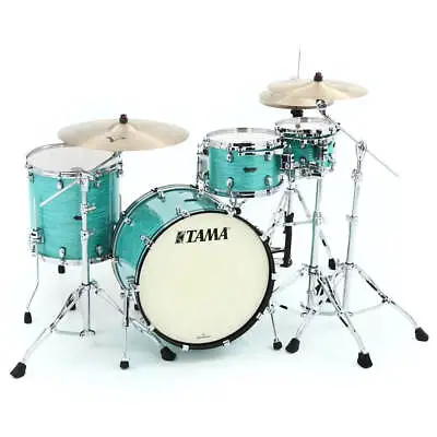 Tama Starclassic Maple 4pc Drum Set Surf Green Silk • $3299.99