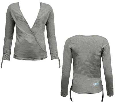 £11.99 • Buy Nike Womens Long Sleeve DanceFIT Studio Layering Top Grey 324043 063 A12B