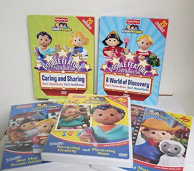 $39.95 • Buy Fisher Price Little People DVD Lot 7 Disk 70 Episodes W/ Berenstain Bears Extra