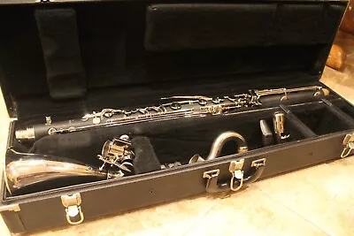 Bundy Bass Clarinet In Case - With Selmer C* Mouthpiece - Used • $295