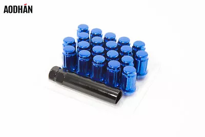 20pcs 12X1.5 Blue Aodhan Spl35 Lug Nuts W/Key Fit Motegi Stance Tsw Rim • $34.99