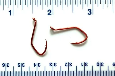 100 Matzuo 141060 Red Sickle Octopus Fish Fishing Hooks Size 2 - 100 Hooks • $12.99