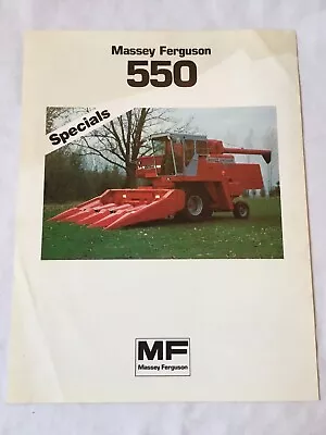 Massey Ferguson Combine 550 Original Sales Advertisement Vintage • $23