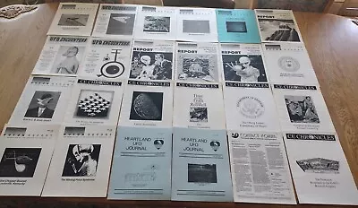 Vintage HUFON Report And UFO Journal Booklets Close Encounters Lot Of 24 + Film  • $38