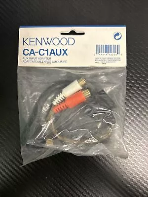 KENWOOD CA-C1AUX AUX RCA 13-PIN AUDIO INPUT ADAPTER CABLE IPOD MP3 XMUS SELLER • $5.25